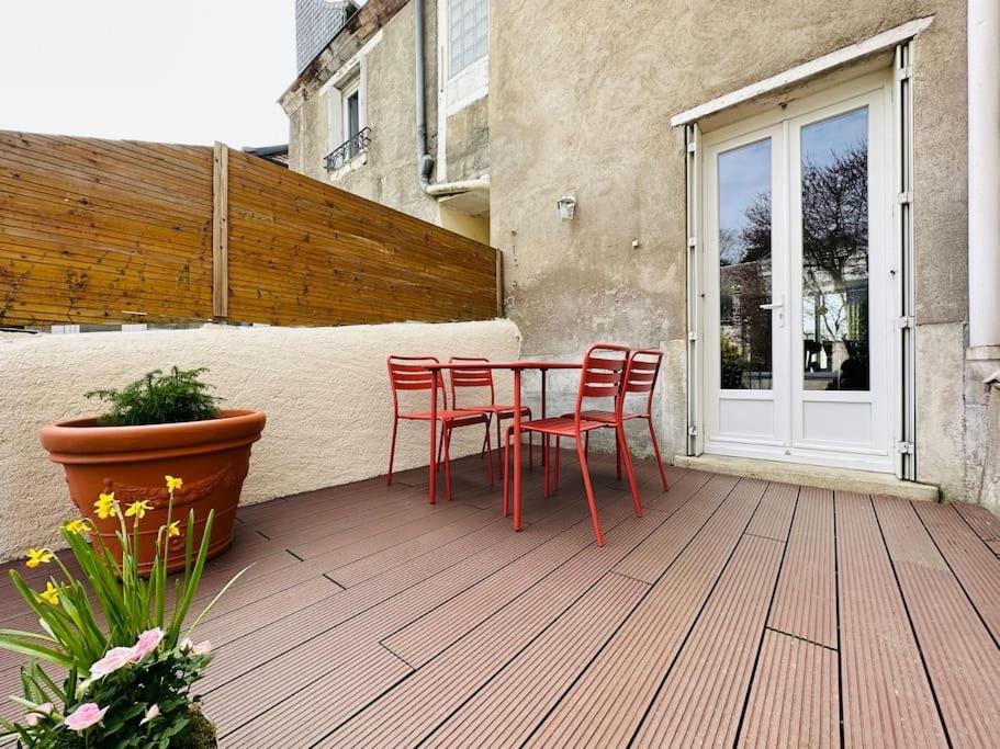 Ferienwohnung Le Jardin Secret - Jardin/Loire Tours Exterior foto