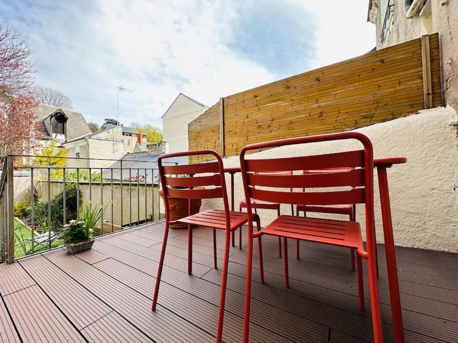 Ferienwohnung Le Jardin Secret - Jardin/Loire Tours Exterior foto